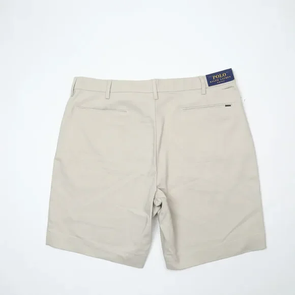 Polo Ralph Lauren 7-Inch Slim Fit Dobby Shorts Beige Size 38